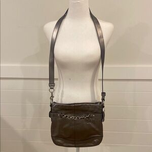 COACH Chic Metallic Leather Crossbody Bag